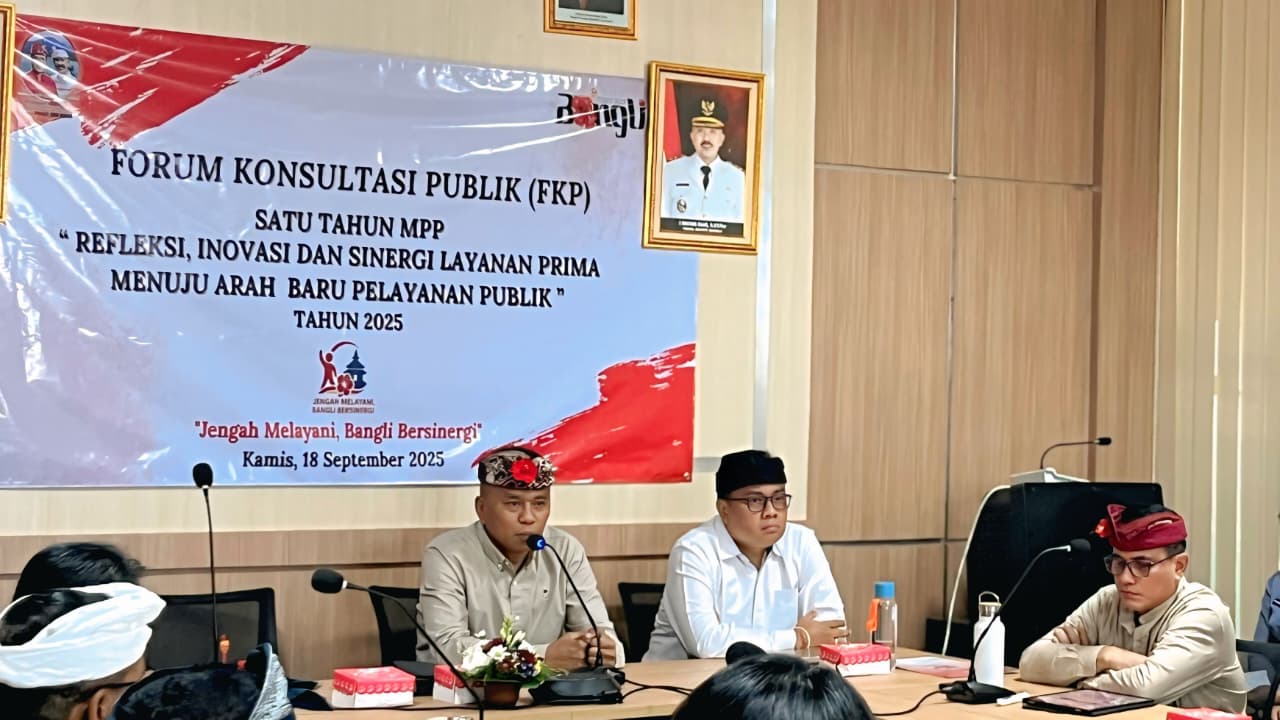 Bangli Bersinar: MPP Jadi Simbol Pelayanan Publik yang Inovatif dan Kolaboratif
