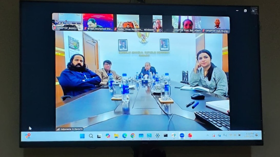 Bangli Paparkan Potensi Investasi dalam Forum Internasional Bersama KJRI Karachi.